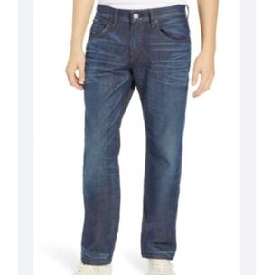 Hudson Byron 5 Pocket Straight Leg Med. Wash Mens Size 31x30